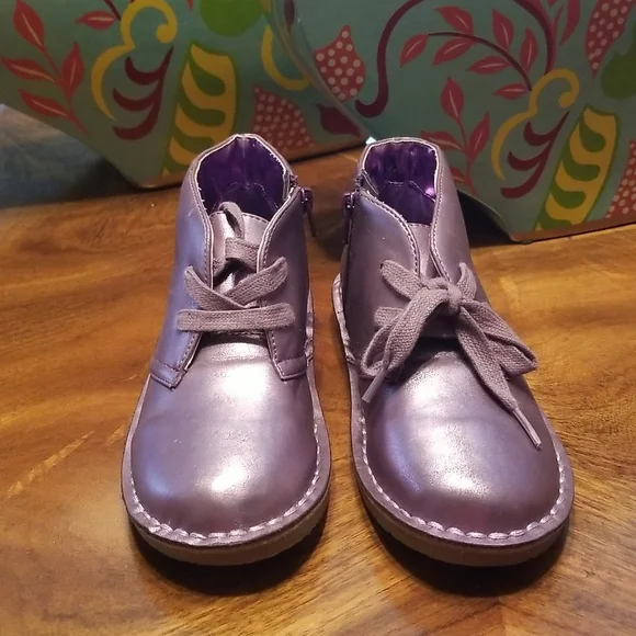 COLE HAAN PEARL PURPLE BOOTIES....Size: US 11 - Picture 2 of 5